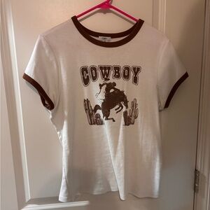 Cowboy T-shirt western fashion rodeo country concert outfit